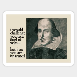 Shakespeare - A Dual Of Wits Magnet